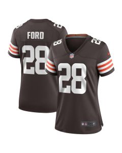Women’s Cleveland Browns Mike Ford Brown Team Game Jersey