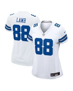 Women’s Dallas Cowboys CeeDee Lamb White Game Jersey