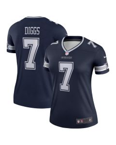 Women’s Dallas Cowboys Trevon Diggs Navy Legend Player Performance Top