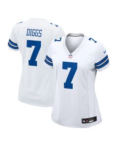 Women’s Dallas Cowboys Trevon Diggs White Game Jersey
