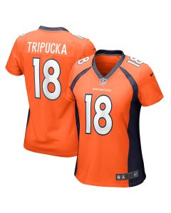 Women’s Denver Broncos Frank Tripucka Orange Retired Player Jersey