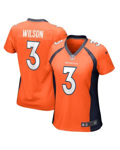 Women’s Denver Broncos Russell Wilson Orange Player Jersey