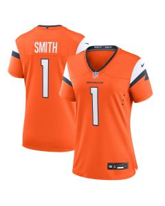 Women’s Denver Broncos Tremon Smith Orange Team Game Jersey