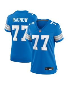 Women’s Detroit Lions Frank Ragnow Blue Team Game Jersey