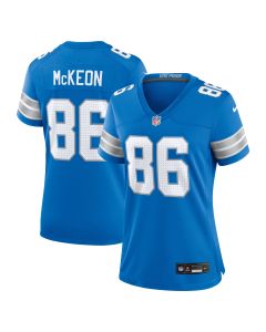 Women’s Detroit Lions Sean McKeon Blue Game Jersey