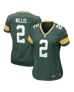 Women’s Green Bay Packers Malik Willis Green Game Jersey