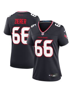 Women’s Houston Texans Kilian Zierer Navy Team Game Jersey