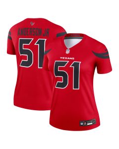 Women’s Houston Texans Will Anderson Jr. Red Alternate Legend Player Performance Top