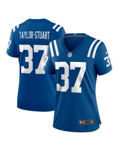 Women’s Indianapolis Colts Isaac Taylor-Stuart Royal Team Game Jersey