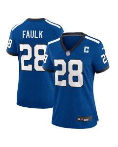 Women’s Indianapolis Colts Marshall Faulk Royal Indiana Nights Alternate Game Jersey