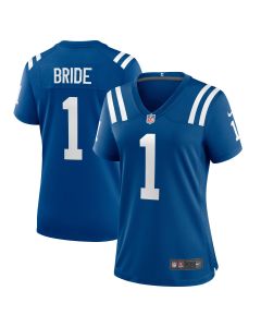 Women’s Indianapolis Colts Number 1 Bride Royal Game Jersey