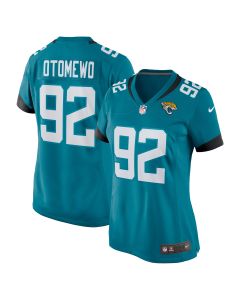 Women’s Jacksonville Jaguars Esezi Otomewo Teal Team Game Jersey