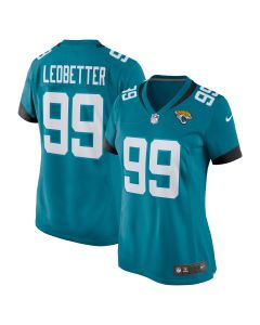 Women’s Jacksonville Jaguars Jeremiah Ledbetter Teal Home Game Player Jersey