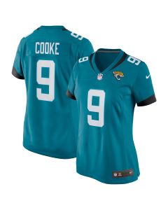 Women’s Jacksonville Jaguars Logan Cooke Teal Game Jersey