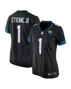 Women’s Jacksonville Jaguars Travis Etienne Black Game Jersey