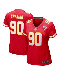 Women’s Kansas City Chiefs Charles Omenihu Red Game Player Jersey
