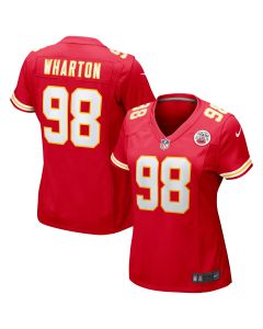 Women’s Kansas City Chiefs Tershawn Wharton Red Game Jersey