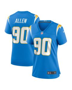 Women’s Los Angeles Chargers Brevin Allen Powder Blue Team Game Jersey