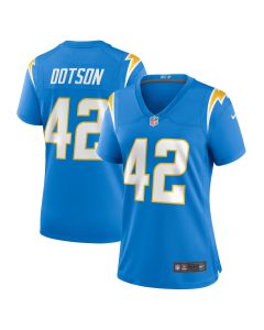 Women’s Los Angeles Chargers Elijah Dotson Powder Blue Team Game Jersey