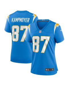 Women’s Los Angeles Chargers Hunter Kampmoyer Powder Blue Game Player Jersey