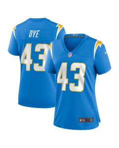 Women’s Los Angeles Chargers Troy Dye Powder Blue Game Jersey