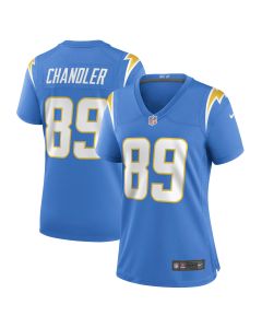 Women’s Los Angeles Chargers Wes Chandler Powder Blue Retired Player Jersey