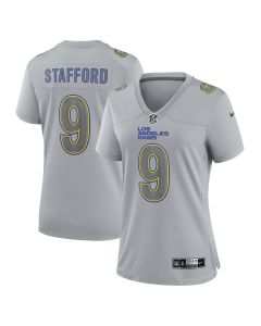 Women’s Los Angeles Rams Matthew Stafford Gray Atmosphere Fashion Game Jersey
