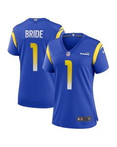 Women’s Los Angeles Rams Number 1 Bride Royal Game Jersey