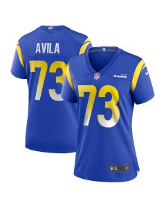 Women’s Los Angeles Rams Steve Avila Royal Home Game Jersey