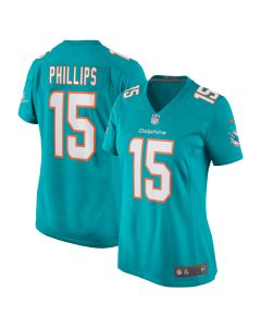 Women’s Miami Dolphins Jaelan Phillips Aqua Game Player Jersey