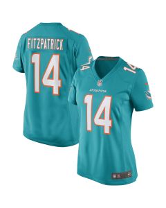 Women’s Miami Dolphins Ryan Fitzpatrick Aqua Game Jersey