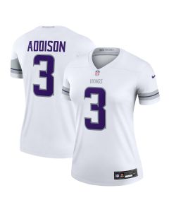Women’s Minnesota Vikings Addison White Alternate Legend Player Performance Top
