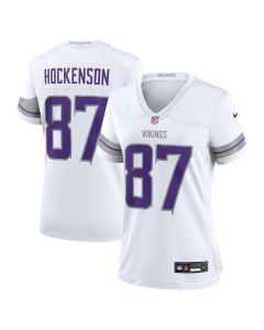 Women’s Minnesota Vikings T.J. Hockenson White Alternate Game Player Jersey