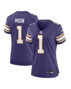 Women’s Minnesota Vikings Warren Moon Purple Classic Retired Player Game Jersey