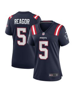 Women’s New England Patriots Jalen Reagor Navy Team Game Jersey