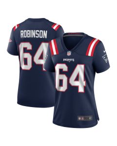 Women’s New England Patriots Layden Robinson Navy Game Jersey