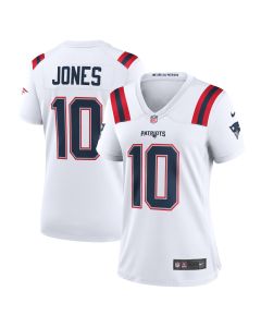 Women’s New England Patriots Mac Jones White Game Jersey