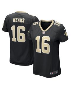 Women’s New Orleans Saints Bub Means Black Game Jersey
