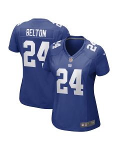 Women’s New York Giants Dane Belton Royal Game Player Jersey