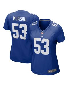 Women’s New York Giants Darius Muasau Royal Game Jersey