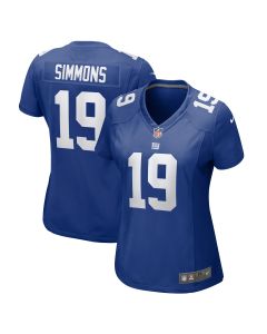 Women’s New York Giants Isaiah Simmons Royal Team Game Jersey