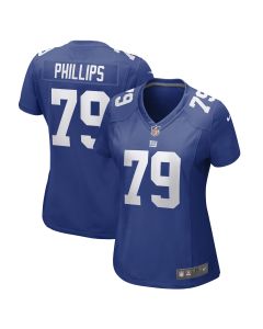 Women’s New York Giants Tyre Phillips Royal Game Player Jersey