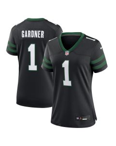 Women’s New York Jets Ahmad Sauce Gardner Legacy Black Alternate Game Jersey