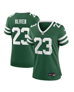 Women’s New York Jets Isaiah Oliver Legacy Green Team Game Jersey
