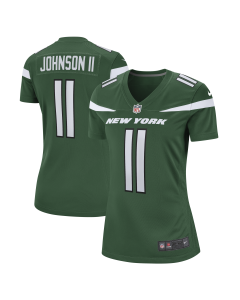 Women’s New York Jets Jermaine Johnson II Gotham Green Game Jersey