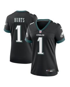 Women’s Philadelphia Eagles Jalen Hurts Black Alternate Game Jersey