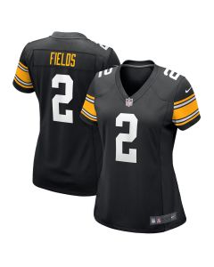 Women’s Pittsburgh Steelers Justin Fields Black Alternate Game Jersey