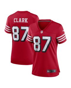 Women’s San Francisco 49ers Dwight Clark Scarlet Alternate Game Jersey