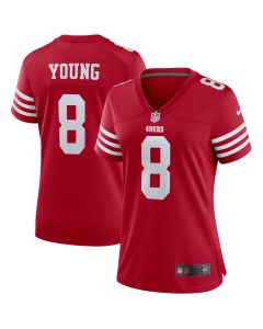 Women’s San Francisco 49ers Steve Young Scarlet Retired Player Game Jersey