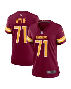 Women’s Washington Commanders Andrew Wylie Burgundy Game Player Jersey